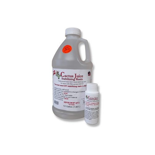 Cactus Juice Stabilizing Resin - 1.89 Litres (1/2 US Gallon) - Revised Formula! 