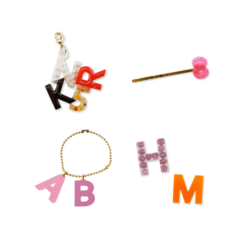 UV Resin Mould - Alphabet Straight. Moulded alphabet examples UV Resin Mould - Alphabet Straight. Moulded alphabet examples