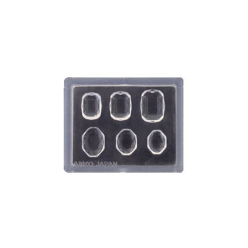 Padico Mini Cut Squares and Ovals Mould for resin Padico Mini Cut Squares and Ovals Mould for resin