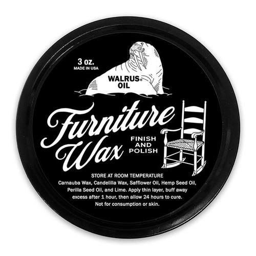 Walrus Furniture Wax Finish and Polish 3 oz