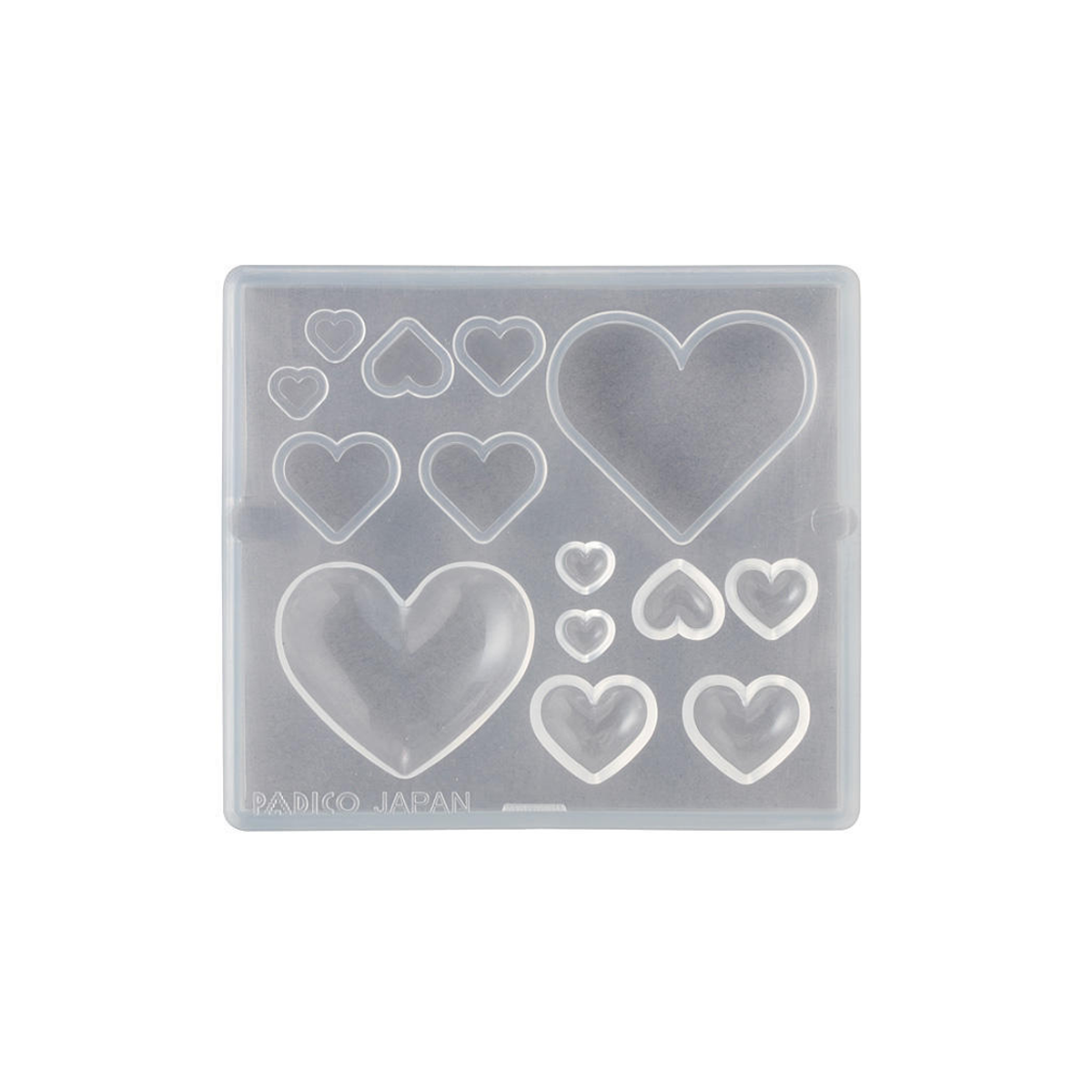 Padico Resin Mould Soft - Heart, Moulds