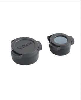 Replacement lens caps for Ronin V-10. Front and Rear caps.