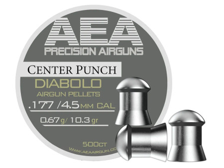 AEA Center Punch .177Cal. 10.3gr. (500ct.)