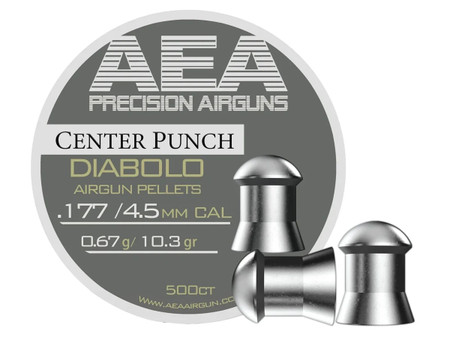 AEA Center Punch .177Cal. 10.3gr. (500ct.) 2PK
