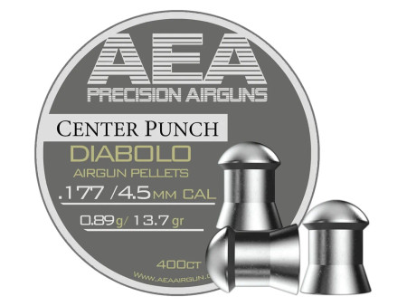 AEA Center Punch .177Cal. 13.7gr. (400ct.)