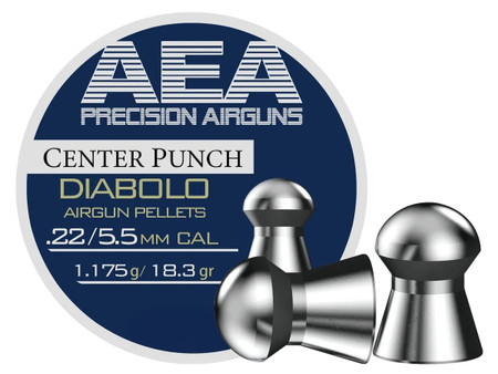 AEA Center Punch .22Cal. 18.3gr. (500ct.) 2PK