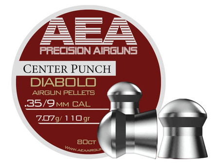 AEA Center Punch .35/9mm.  110gr. (80ct.)