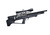 QILIN-BP Bullpup PCP airgun 24 inch barrel 300cc 25Cal, Optic Combo 