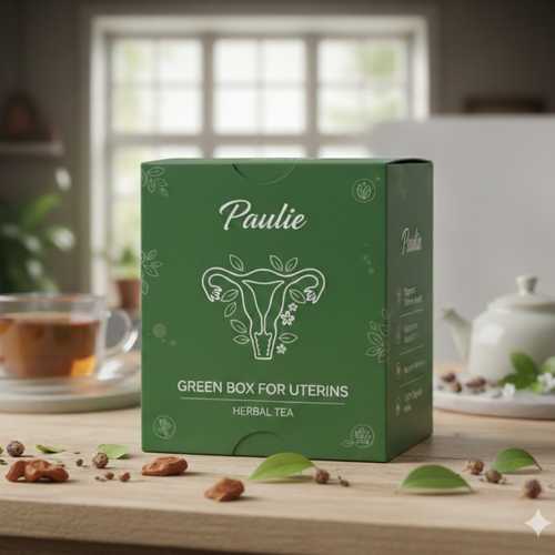GREEN BOX FOR UTERINS

Medicinal tea, also known as herbal tea or herbal infusion, refers to beverages made by steeping various plants, herbs, or other botanical ingredients in hot water. These teas are consumed not only for their taste but also for their potential health benefits and therapeutic properties.
It's important to note that while these teas are often consumed for their potential health benefits, individual results may vary, and it's advisable to consult with a healthcare professional if you have any specific health concerns or are taking medications.
Additionally, some medicinal teas may interact with certain medications or have contraindications for certain individuals, such as pregnant or breastfeeding women. It's always recommended to research or consult a healthcare professional before incorporating medicinal teas into your routine for their potential health benefits.
Traditional tea refers to the practice of preparing and enjoying tea in accordance with cultural customs and rituals that have been passed down through generations. It encompasses various aspects, including the types of tea, preparation methods, serving etiquette, and social interactions surrounding tea consumption.
 