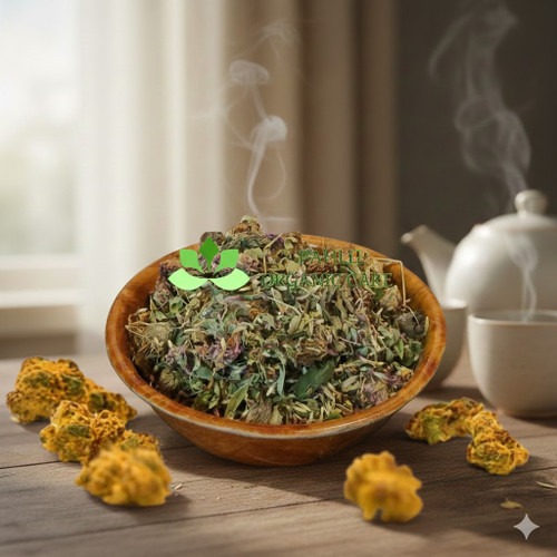 Inner Bloom/ Hormone Balance Tea 100g
 
An herbal tea that can be used by women of all ages. Popular, among other things, with women in menopause and women trying to get pregnant.
 
Benefits for Uterine and Ovarian Health
 
Fertility Support
Hormone Regulation: By helping to balance estrogen levels, Women's Organic  Fertility Tea may support overall reproductive health and improve fertility.
Improved Circulation: Enhanced blood flow to the reproductive organs can support their function and health.
Endometriosis and Uterine Fibroids
Anti-inflammatory Effects: Women's Organic  Fertility Tea anti-inflammatory properties may help reduce inflammation associated with conditions like endometriosis and uterine fibroids, potentially alleviating pain and discomfort.
Estrogen Modulation: Since endometriosis and fibroids are often influenced by estrogen levels, the phytoestrogens in Women's Organic  Fertility Tea may help modulate estrogen activity and reduce symptoms.
Support for Ovarian Health
Antioxidant Properties: The antioxidants in Women's Organic  Fertility Tea can help protect ovarian cells from oxidative stress and damage, which is important for maintaining overall ovarian health.
Detoxification: By promoting detoxification, Women's Organic  Fertility Tea may help eliminate toxins that can affect ovarian function.
Support for Ovarian Health
Antioxidant Properties: The antioxidants in Women's Organic  Fertility Tea can help protect ovarian cells from oxidative stress and damage, which is important for maintaining overall ovarian health.
Detoxification: By promoting detoxification, red clover may help eliminate toxins that can affect ovarian function.
Menopausal Symptom Relief
 
Women's Organic  Fertility Tea  is known for its high content of isoflavones, which are phytoestrogens (plant-based estrogens). These compounds can help alleviate symptoms of menopause, such as hot flashes, night sweats, and mood swings by balancing hormone levels.
Bone Health
Isoflavones in Women's Organic  Fertility Tea may help in maintaining bone density and preventing osteoporosis, particularly in postmenopausal women who are at higher risk of bone loss due to decreased estrogen levels.
Improving Circulation: It can enhance blood flow and reduce the risk of blood clots