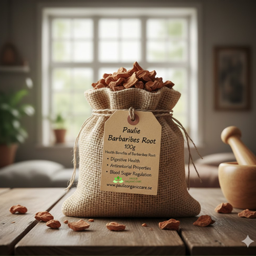 Barbaribes Root 100g

Health Benefits of Barbaribes Root

Digestive Health:

Acts as a mild laxative, helping to relieve constipation by stimulating bowel movements.

Antimicrobial Properties:

Contains compounds with antibacterial and antifungal activity, making it effective against certain infections.

Anti-inflammatory Effects:

Helps reduce inflammation in the body, which can be beneficial for conditions like arthritis and inflammatory bowel diseases.

Antioxidant Activity

Blood Sugar Regulation

Weight Management:

The laxative and diuretic properties can help reduce water retention and support digestion, which may contribute to weight management.