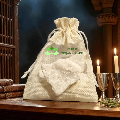 Natural rock salt 80g
 
 Natural rock salt is widely regarded in spiritual traditions as a powerful purifier, protector, and grounding agent, helping to cleanse both spaces and personal energy.
How to Use Rock Salt Spiritually
Space Cleansing
Bowl Method: Place small bowls of rock salt in the corners of rooms or near entryways. Replace weekly to “refresh” the energy.
Salt Water Wipe / Mop
Dissolve rock salt in a bucket of water and use it to wipe doors, windows, or floors.
Traditionally believed to remove negative energy and heaviness from the space.
Salt Bath (Aura Cleansing)
Add a handful of rock salt to warm bathwater.
Soak for 15–20 minutes to release stress and cleanse your aura.
If you don’t have a bathtub: dissolve salt in water and pour it over yourself after showering.
Personal Protection
Carry a small pouch of rock salt in your bag or pocket for energetic protection.
Some traditions place a pinch of salt in shoes for grounding during spiritual rituals.
Meditation & Focus
