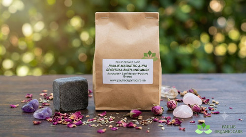 PAULIE MAGNETIC AURA
SPIRITUAL BATH AND MUSK
 
Attraction • Confidence • Positive Energy
 
Transform your self-care ritual with Paulie Magnetic Aura Spiritual Bath, a luxurious herbal bath blend crafted with carefully selected botanicals and a rich musk aroma.
 
How to Use
Add a generous handful of the herbal blend to warm bath water or place it in a muslin bag under running water.
Relax in the bath for 15–20 minutes while taking a moment to reflect on your goals, gratitude, or personal intentions.
 
Ingredients
A carefully selected blend of premium herbs, natural botanicals, and musk fragrance.
For external use only.
 
Radiate Confidence. Welcome Positive Energy. Let Your Light Shine.
 
 