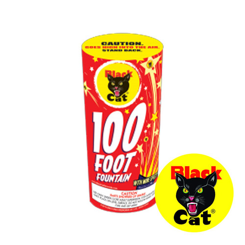 Black Cat 100 Foot Fountain