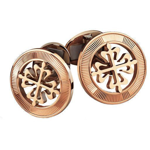 Patek Philippe Rose Gold Guilloche Cufflinks