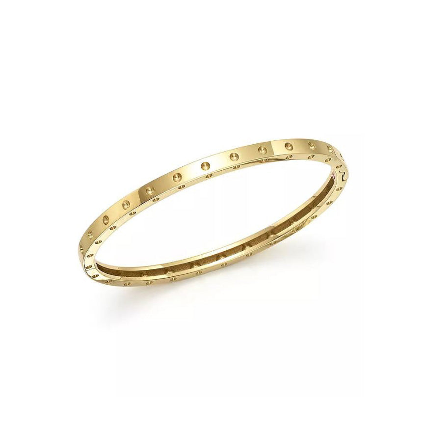 Roberto Coin Pois Moi Single Row Oval Bangle