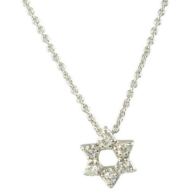 Roberto Coin Tiny Treasures Small Star Of David Necklace
