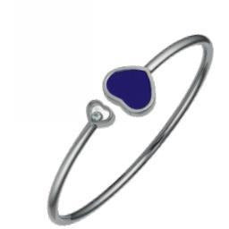 Chopard Happy Hearts White Gold Lapis Bangle
