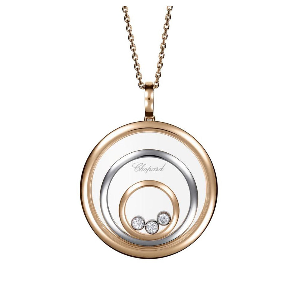 Chopard Happy Spirit Two Tone Medium Pendant 1