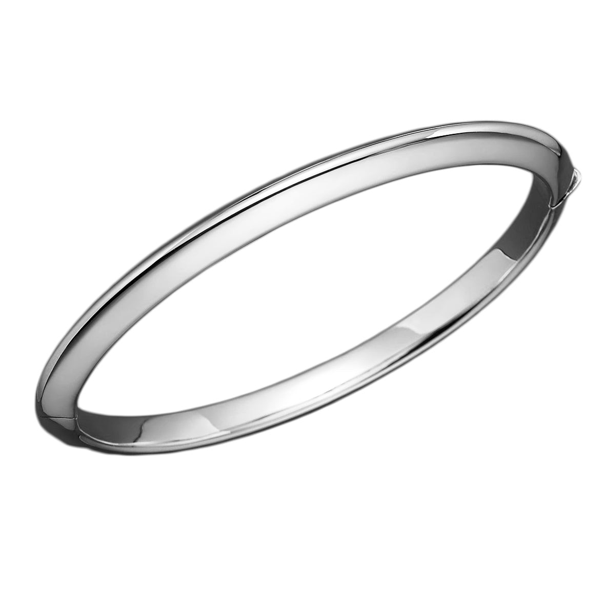 Roberto Coin Knife Edge White Gold Bangle