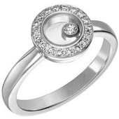 Chopard White Gold Diamond Round Icons Ring 1
