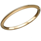 Roberto Coin Knife Edge Yellow Gold Bangle