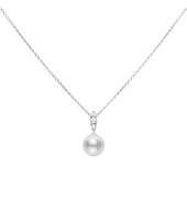 Mikimoto Morning Dew White South Sea Diamond Pendant