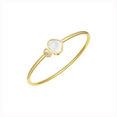 Chopard Happy Hearts Yellow Gold MOP Bangle
