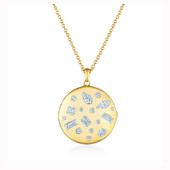 Kwiat Cobblestone Locket Pendant With Diamonds