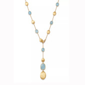Marco Bicego Siviglia Aquamarine Lariat Necklace
