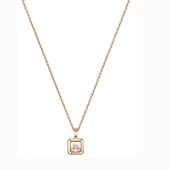 Chopard Rose Gold Square Pendant