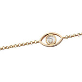 Chopard Rose Gold Evil Eye Charm Bracelet