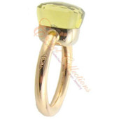 Nudo Rose Gold & Lemon Quartz Ring 1