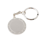 Bvlgari Sterling Silver  Round Key Holder