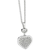 Chopard Happy Hearts White Gold Diamond Pendant