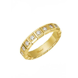 Chopard Ice Cube Full Diamond Yellow Gold Ring