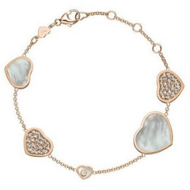 Chopard Happy Hearts Mother of Pearl Diamond Bracelet