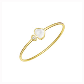 Chopard Happy Hearts Yellow Gold MOP Bangle
