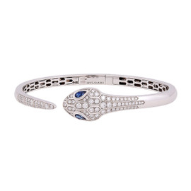 Bvlgari Serpenti Sapphires and Demi Pave Bracelet