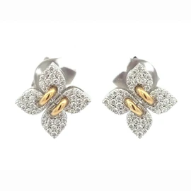 Roberto Coin Love in Verona Diamond Stud Earrings