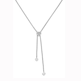 Chopard Happy Hearts White Gold Diamond Heart Lariat Necklace