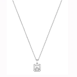 Chopard White Gold Square Pendant