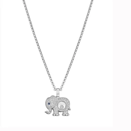 Chopard White Gold Diamond Elephant Pendant
