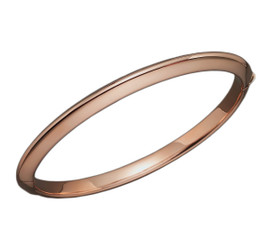 Roberto Coin Knife Edge Rose Gold Bangle