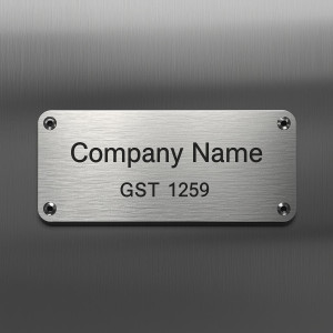 STEEL GST BOARD (NAME & GST NUMBER) STEEL GST BOARD (NAME & GST NUMBER)