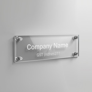 ACRYLIC GST BOARD (NAME & GST NO.) ACRYLIC GST BOARD (NAME & GST NO.)