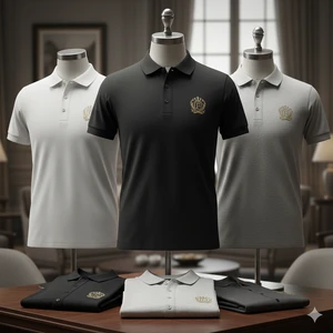 Founder CNC Cotton Collar T-Shirt 100% Combed