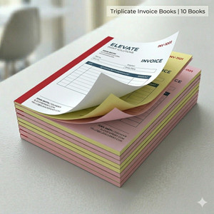 Triplicate Receipt Books (3 copies) 10 Books