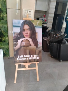 Easle Stand with 3mm UV printed Vinyl on Sunboard