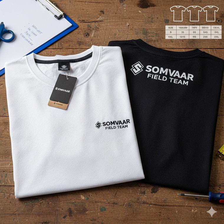 Field Staff Collar Dry Fit T-Shirt 160GSM